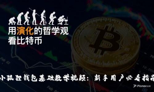 小狐狸钱包基础教学视频: 新手用户必看指南